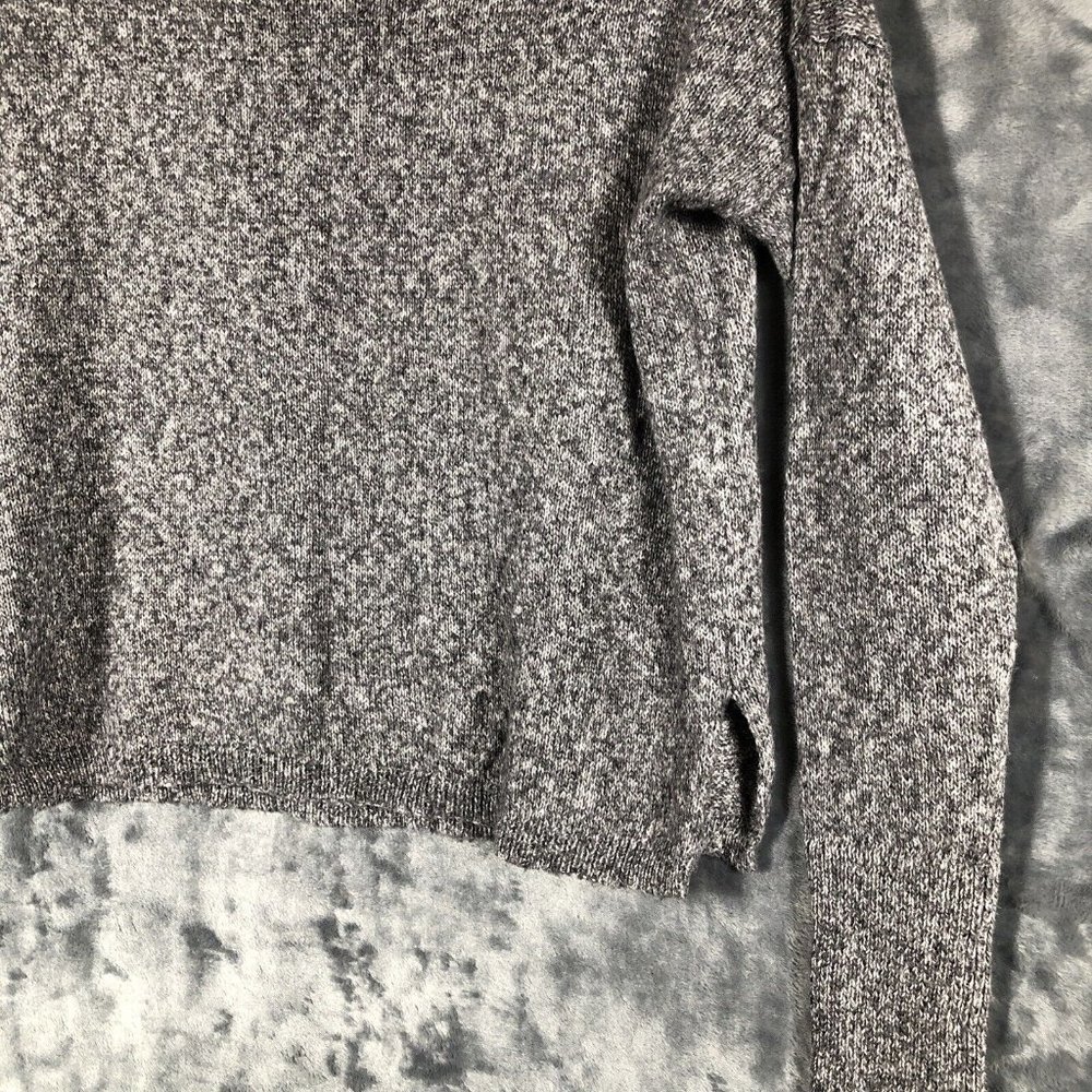 Hollister Woman’s Sweater Baby Leopard Grey Long Sleeve Pullover Size Medium - Picture 10 of 11